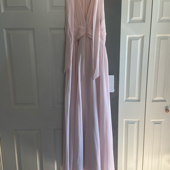 Azazie Blushing Pink Bridesmaid dress - Picture 3 of 7